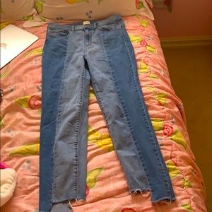 Coolest color block jeans